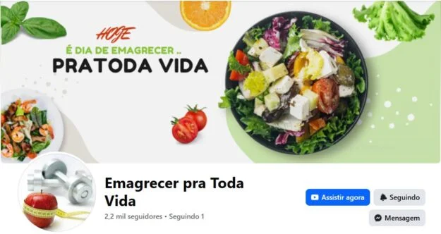 Facebook Pagina Facebook Emagrecimento ( Fampage ) +2k de Seguidores com 2 mil à venda