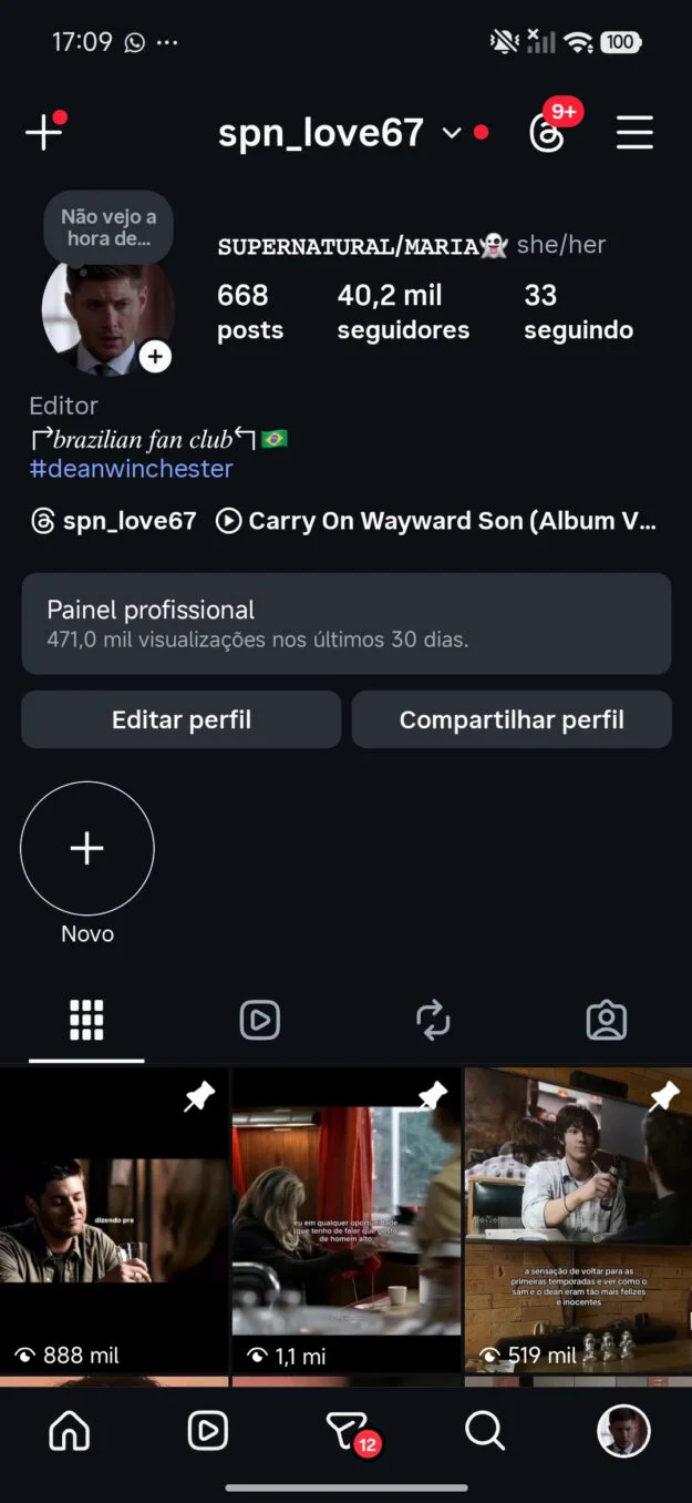 Instagram Conta Instagram +40K Super engajada com — à venda