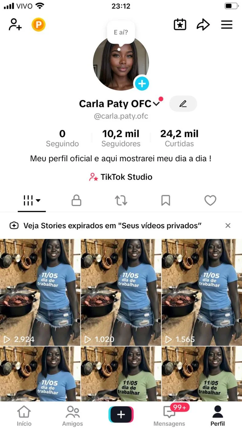 TikTok CONTA DO TIKTOK MONETIZADA +10K SEGUIDORES (ENGAJAMENTO REAL) com 10 mil à venda