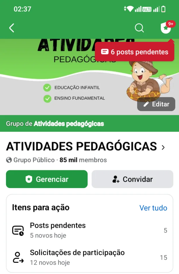 Facebook GRUPO FACEBOOK 85K MEMBROS com — à venda